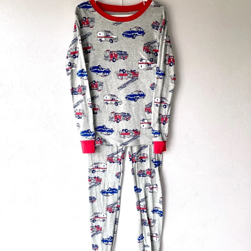 NWOT Carter's Fireman, Police Car & Ambulance Pajama Set Size 8